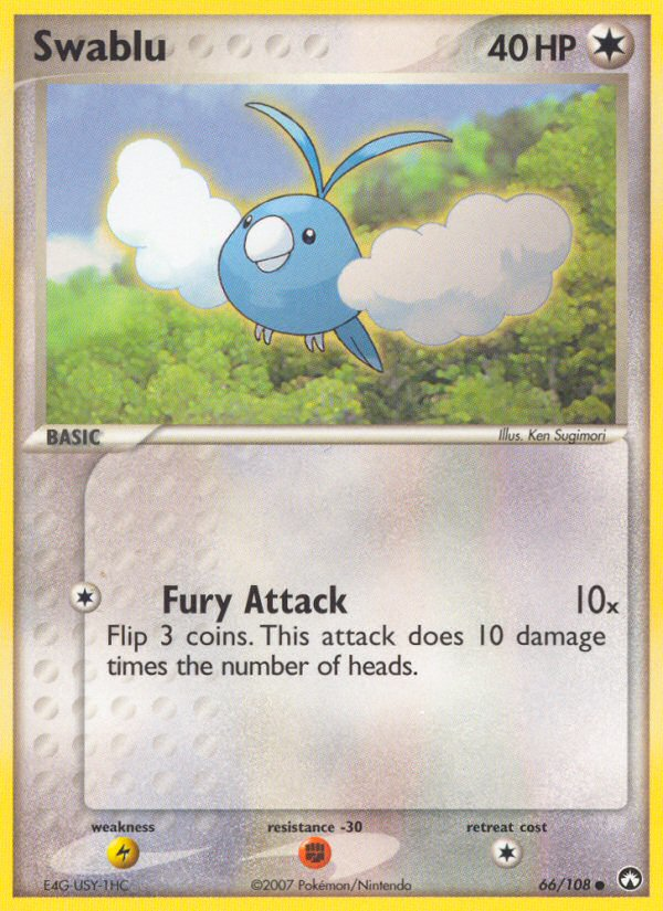Swablu 66/108 Common card from Power Keepers