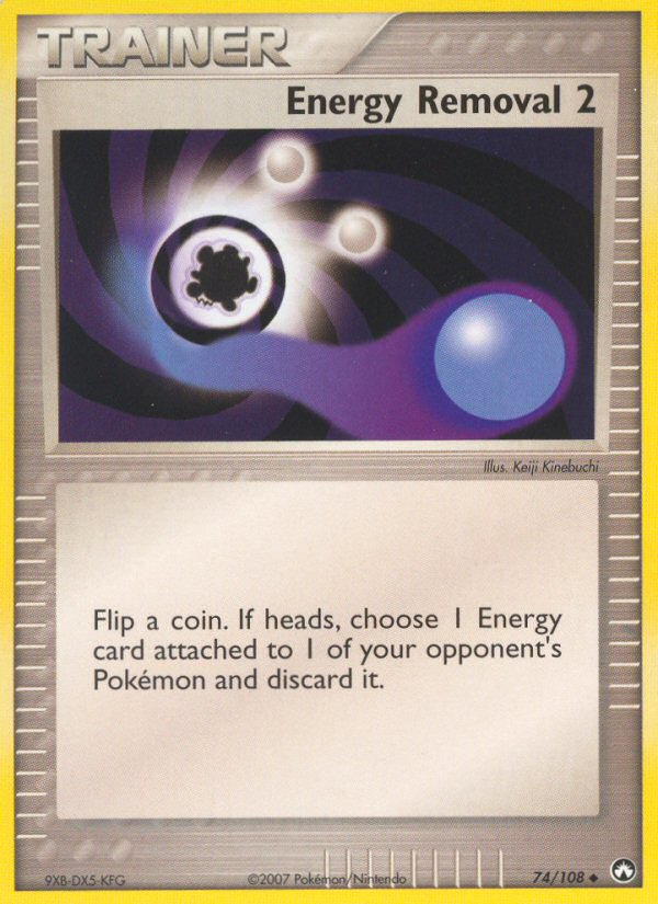 Energy Removal 2 74 Uncommon card from Power Keepers