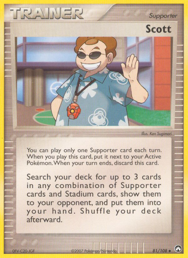 Scott 81 Uncommon card from Power Keepers