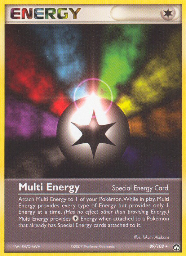 Multi Energy 89/108 Rare card from Power Keepers