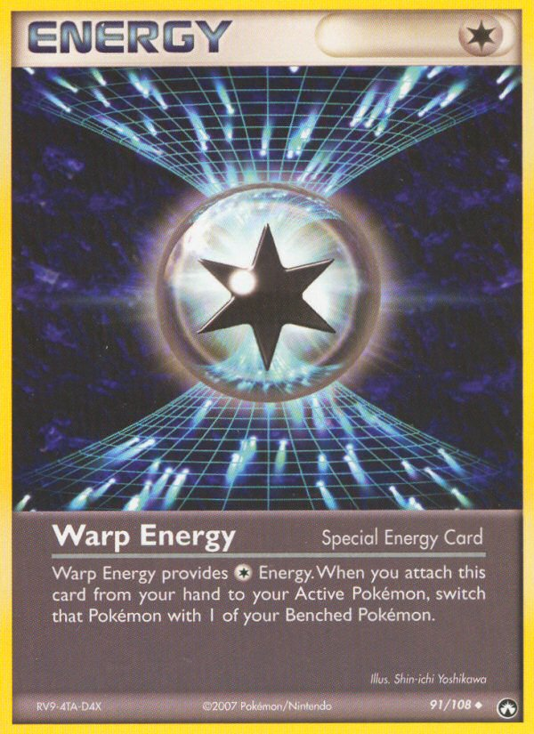 Warp Energy 91 Uncommon card from Power Keepers