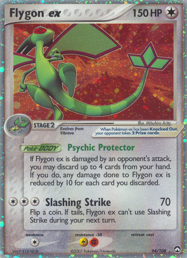 Flygon ex 94 Rare Holo EX card from Power Keepers