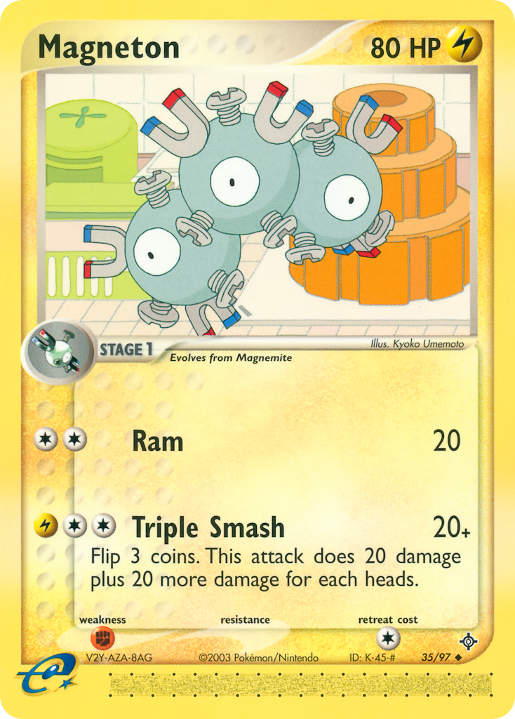 Magneton 35 Uncommon card from Dragon