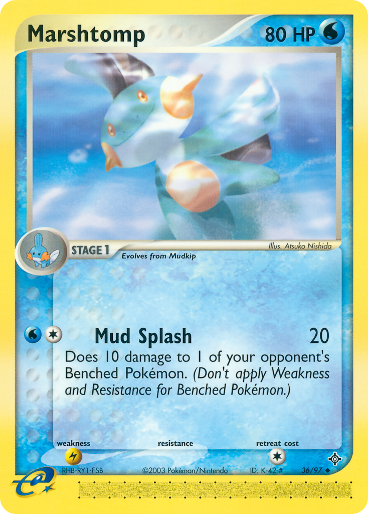Marshtomp 36 Uncommon card from Dragon