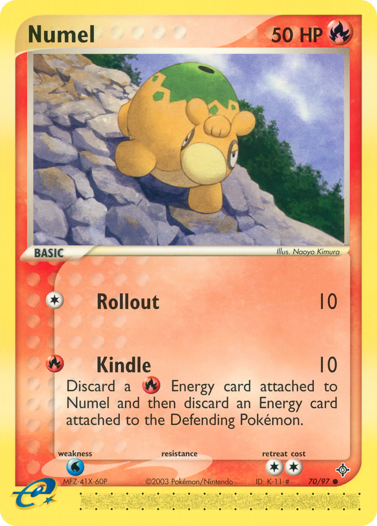 Numel 70 Common card from Dragon