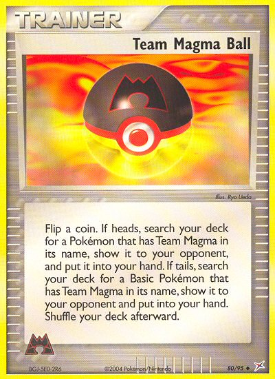 Team Magma Ball 80 Uncommon card from Team Magma vs Team Aqua