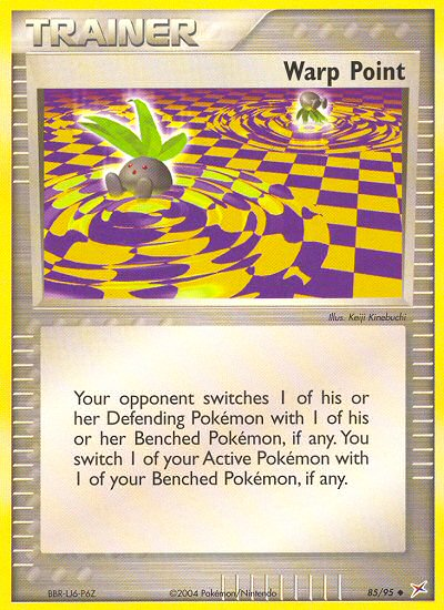 Warp Point 85 Uncommon card from Team Magma vs Team Aqua