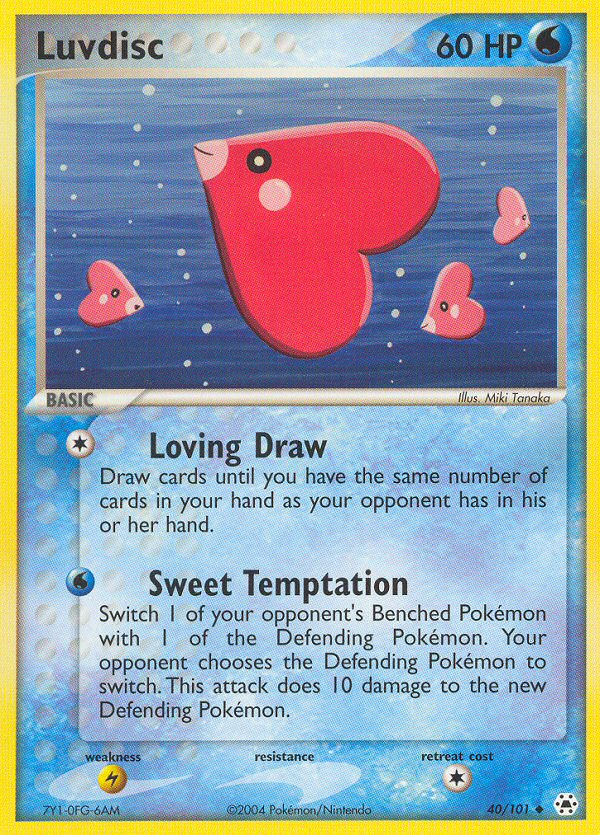 Luvdisc 40 Uncommon card from Hidden Legends