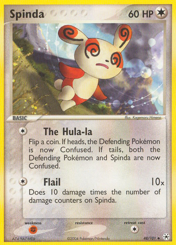 Spinda 48/101 Uncommon card from Hidden Legends