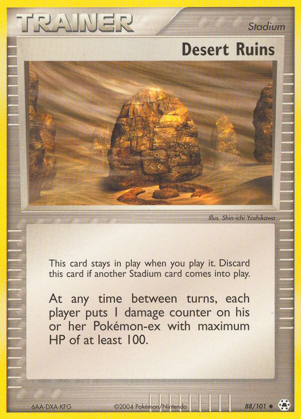 Desert Ruins 88/101 Uncommon card from Hidden Legends