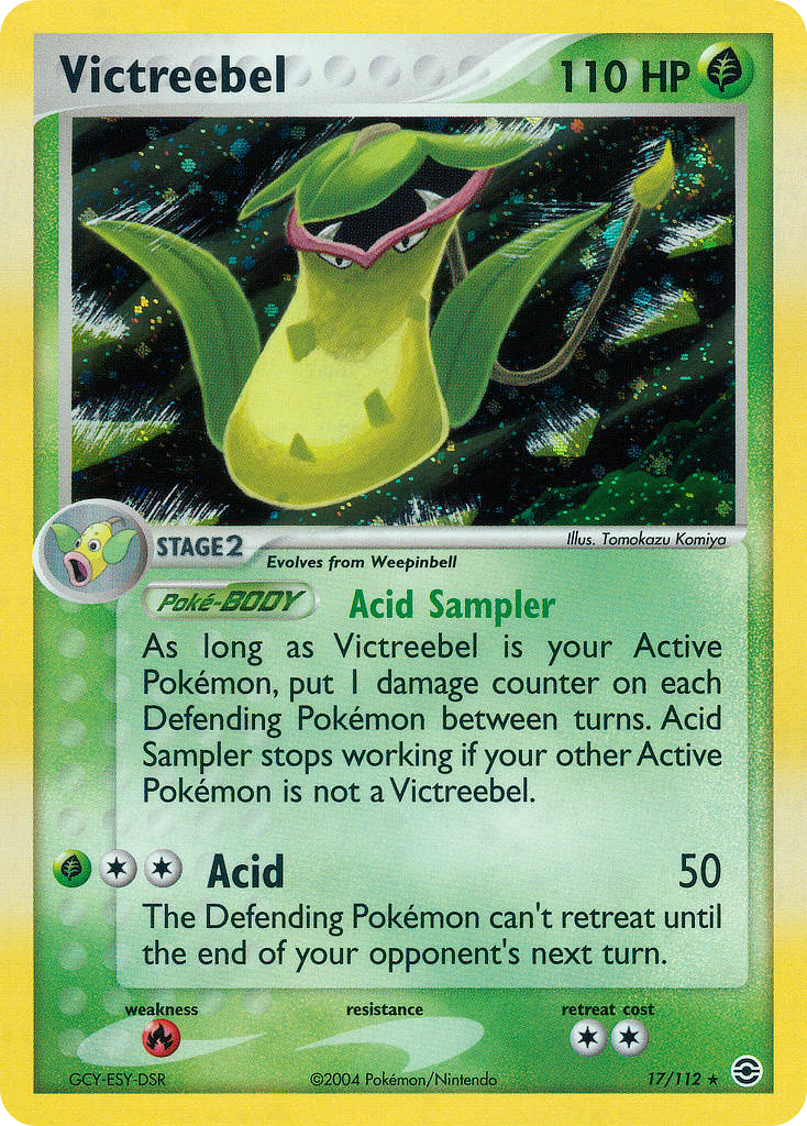 Victreebel 17/112 Rare Holo card from FireRed & LeafGreen