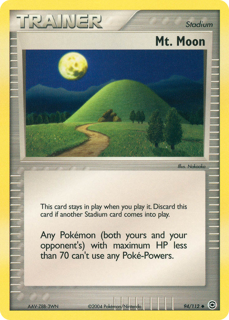 Mt. Moon 94/112 Uncommon card from FireRed & LeafGreen