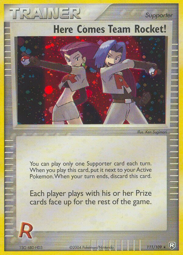 Here Comes Team Rocket! 111 Rare Secret card from Team Rocket Returns