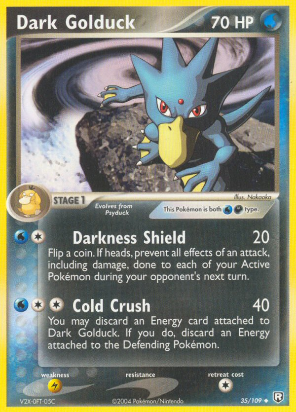 Dark Golduck 35 Uncommon card from Team Rocket Returns