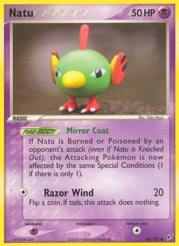 Natu 66 Common card from Deoxys