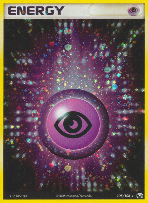 Psychic Energy 105 Rare Holo card from Emerald