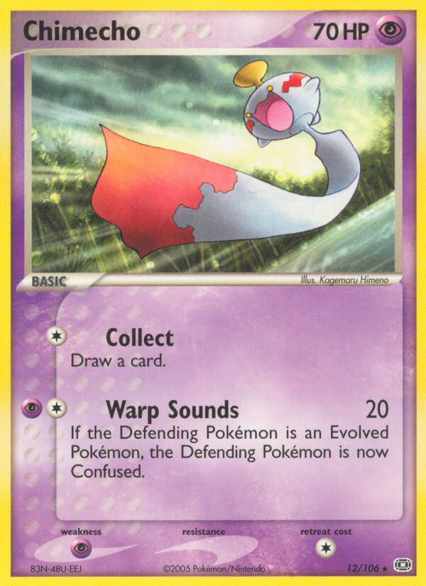 Chimecho 12/106 Rare card from Emerald