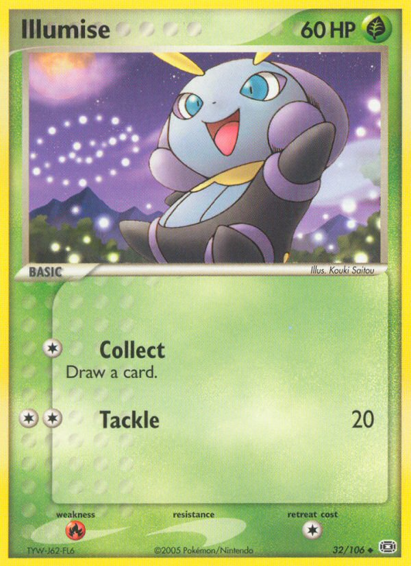 Illumise 32 Uncommon card from Emerald