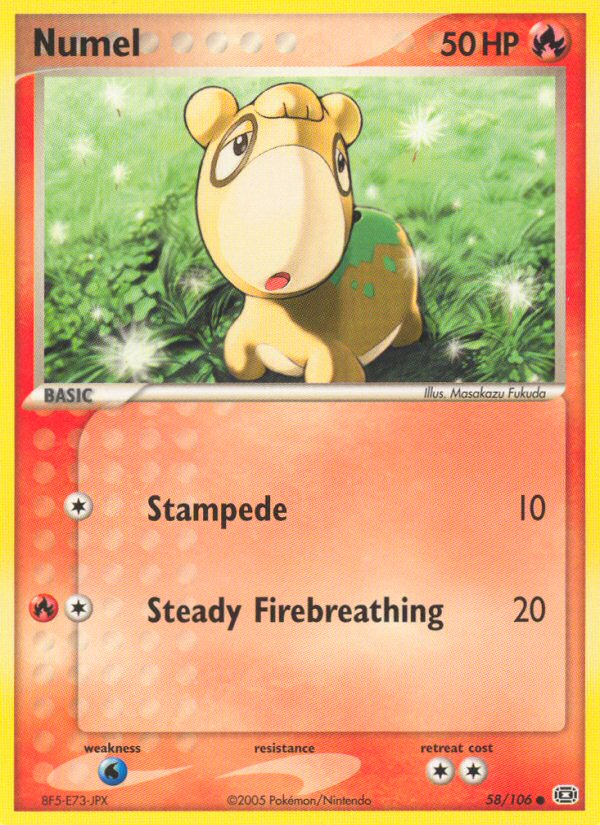 Numel 58/106 Common card from Emerald