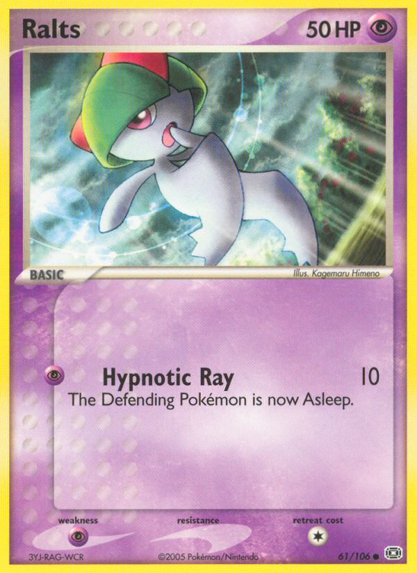 Ralts 61 Common card from Emerald