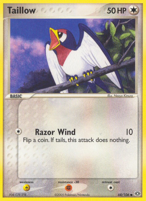 Taillow 68/106 Common card from Emerald