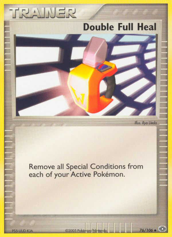 Double Full Heal 76/106 Uncommon card from Emerald