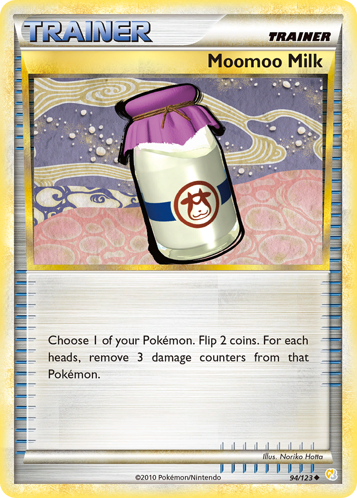 Moomoo Milk 94/123 Uncommon card from HeartGold & SoulSilver