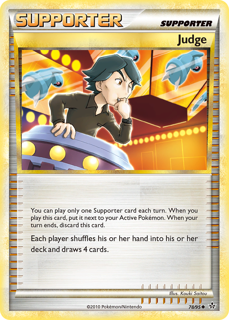 Judge 78 Uncommon card from HS—Unleashed