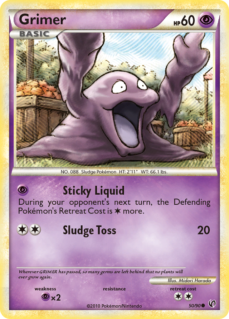 Grimer 50/90 Common card from HS—Undaunted