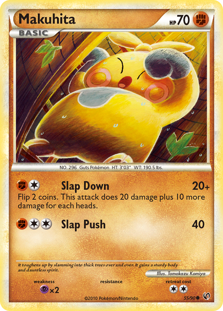 Makuhita 55 Common card from HS—Undaunted
