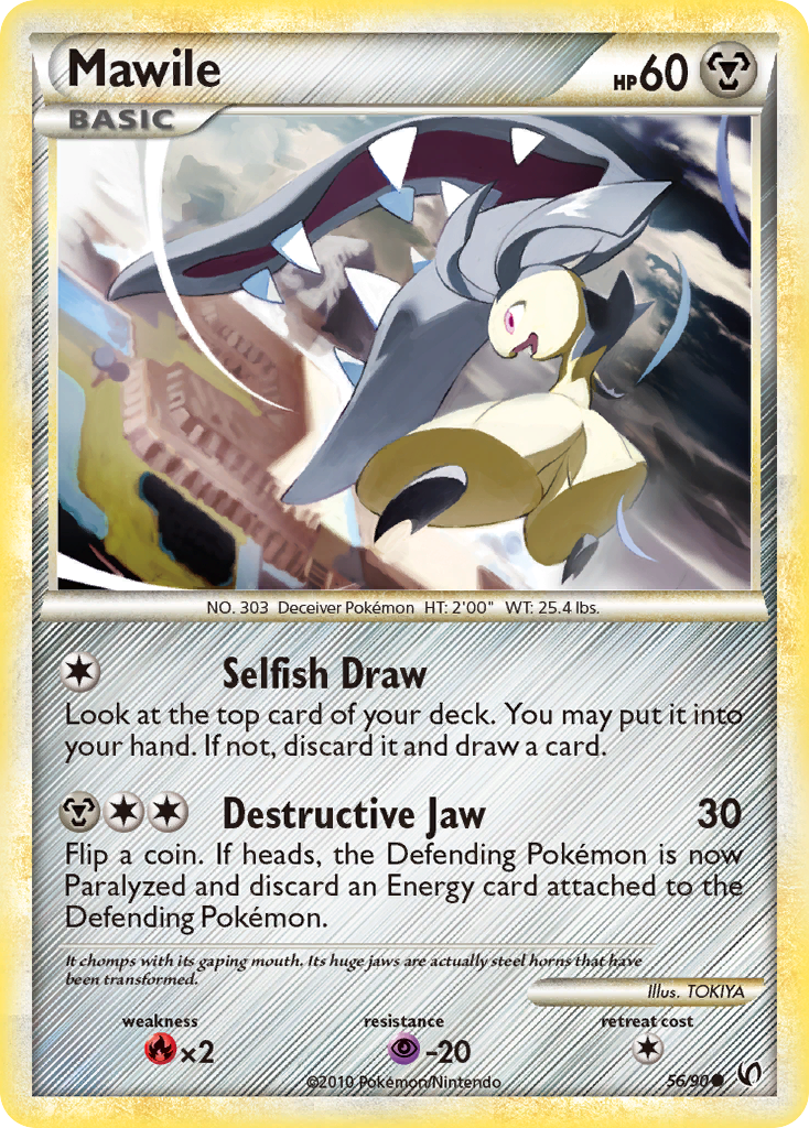 Mawile 56 Common card from HS—Undaunted