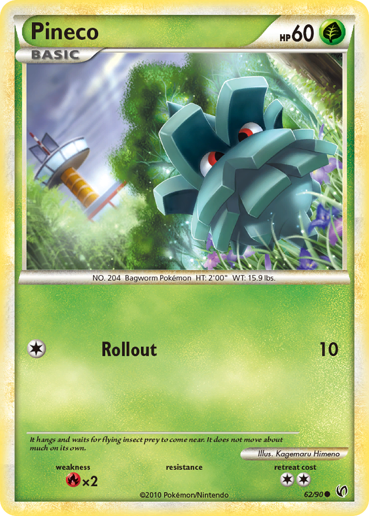 Pineco 62 Common card from HS—Undaunted