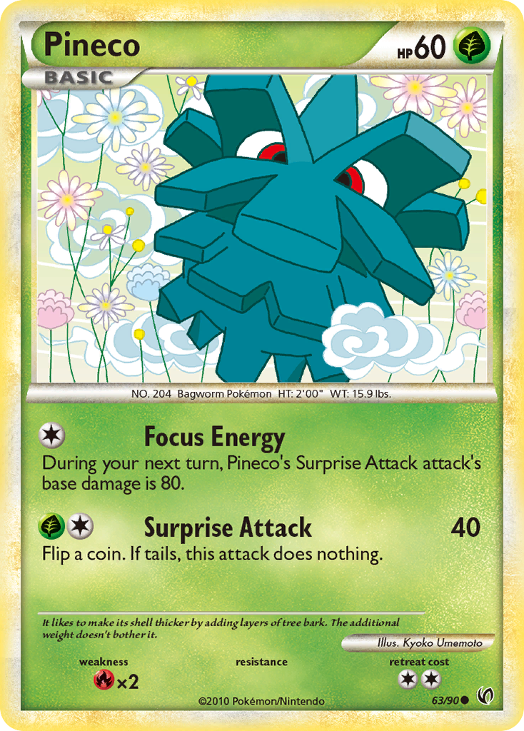 Pineco 63/90 Common card from HS—Undaunted