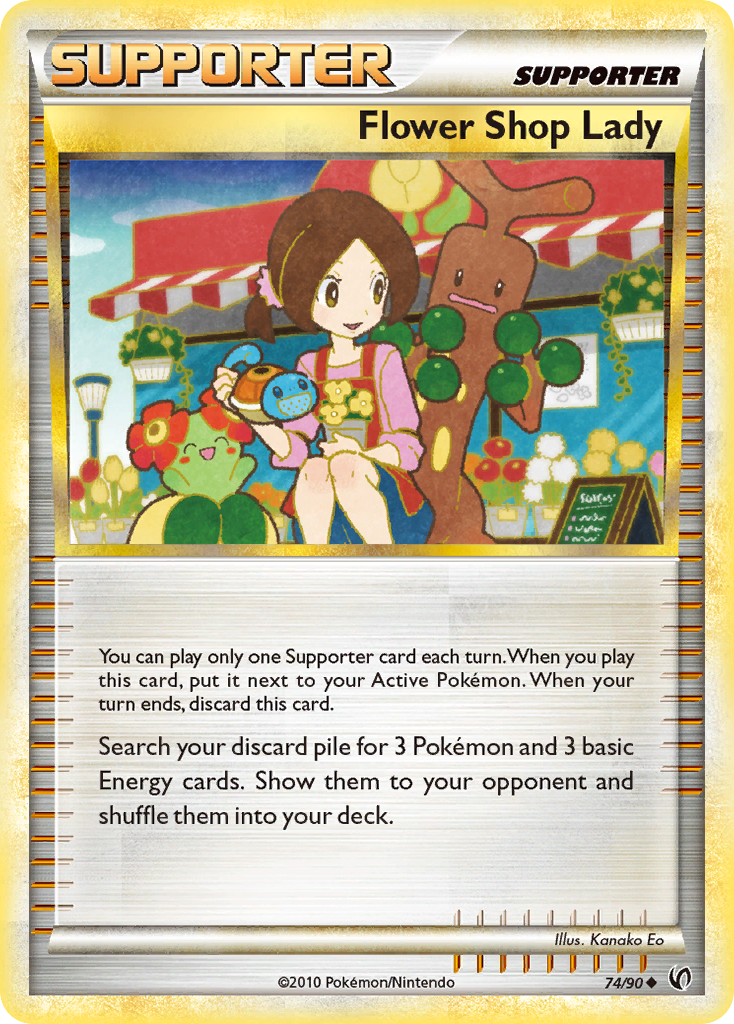 Flower Shop Lady 74 Uncommon card from HS—Undaunted