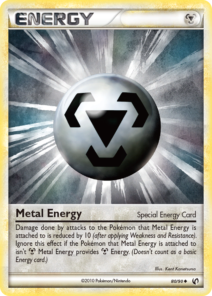 Metal Energy 80/90 Uncommon card from HS—Undaunted