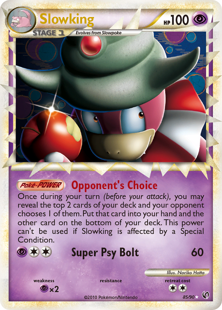 Slowking 85 Rare Prime card from HS—Undaunted