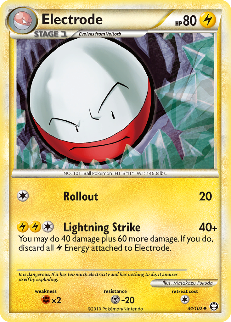 Electrode 34 Uncommon card from HS—Triumphant
