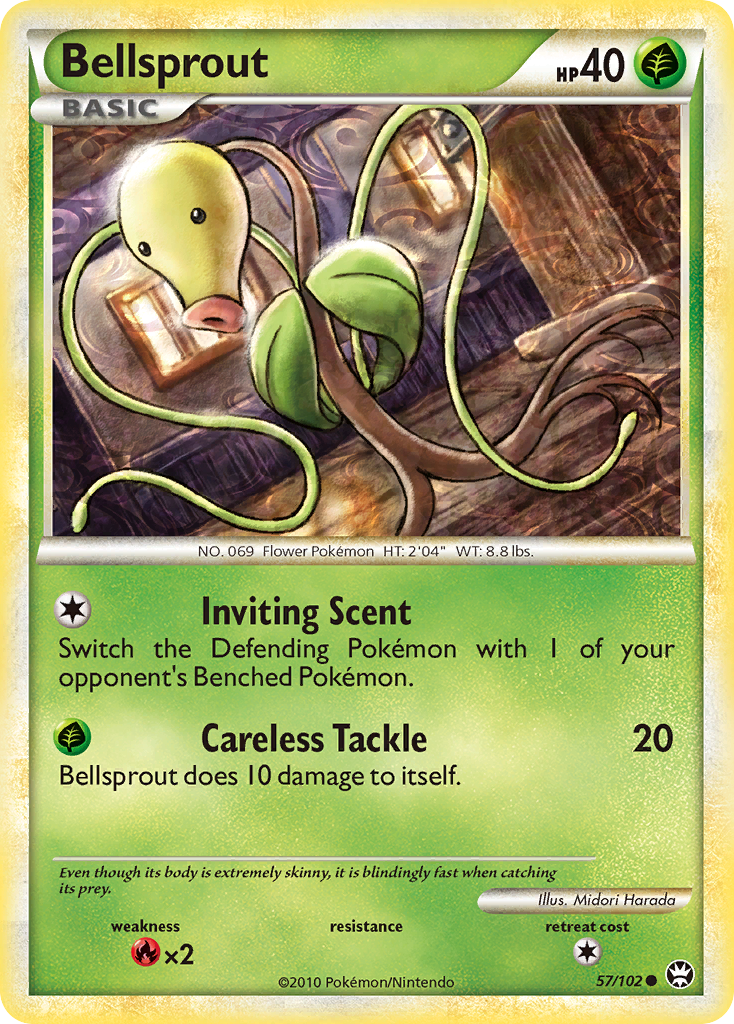 Bellsprout 57 Common card from HS—Triumphant