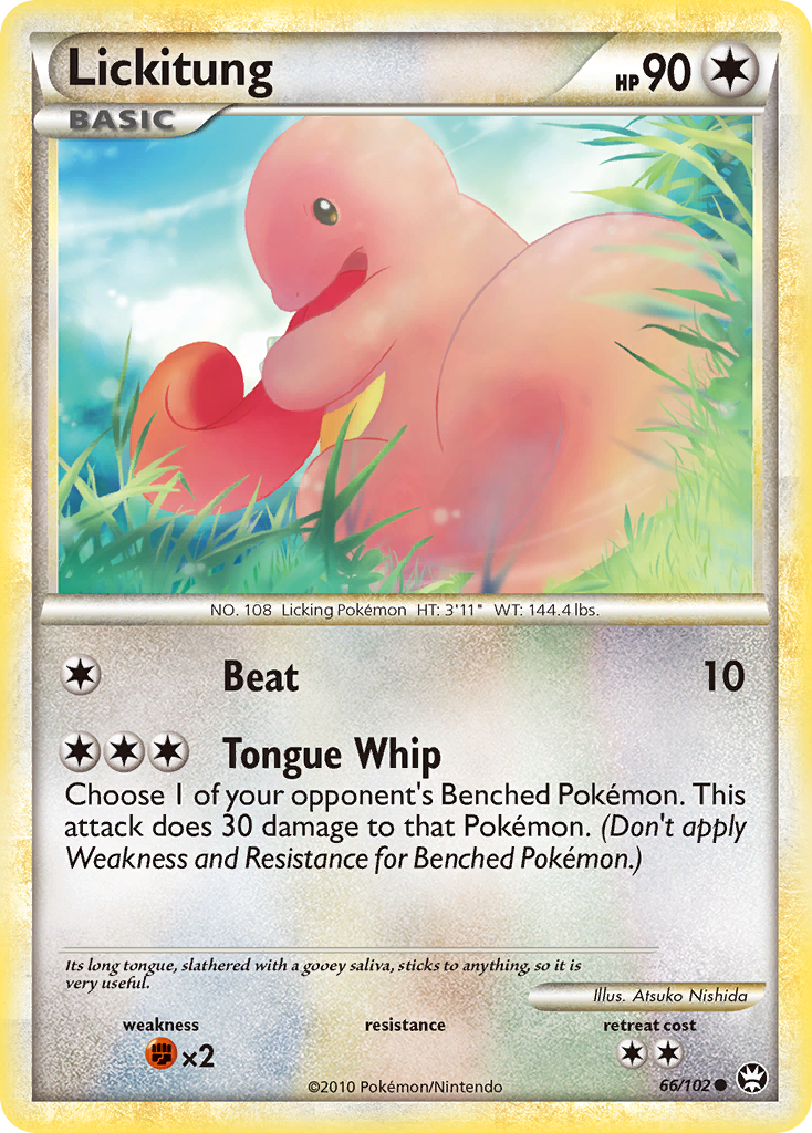 Lickitung 66 Common card from HS—Triumphant
