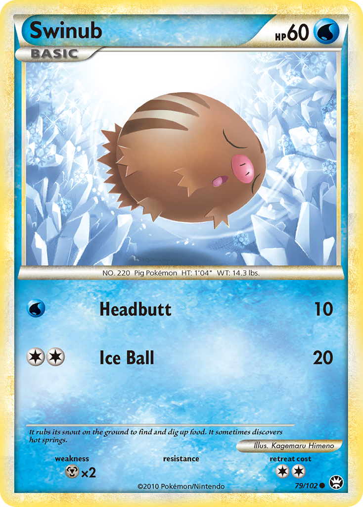 Swinub 79 Common card from HS—Triumphant