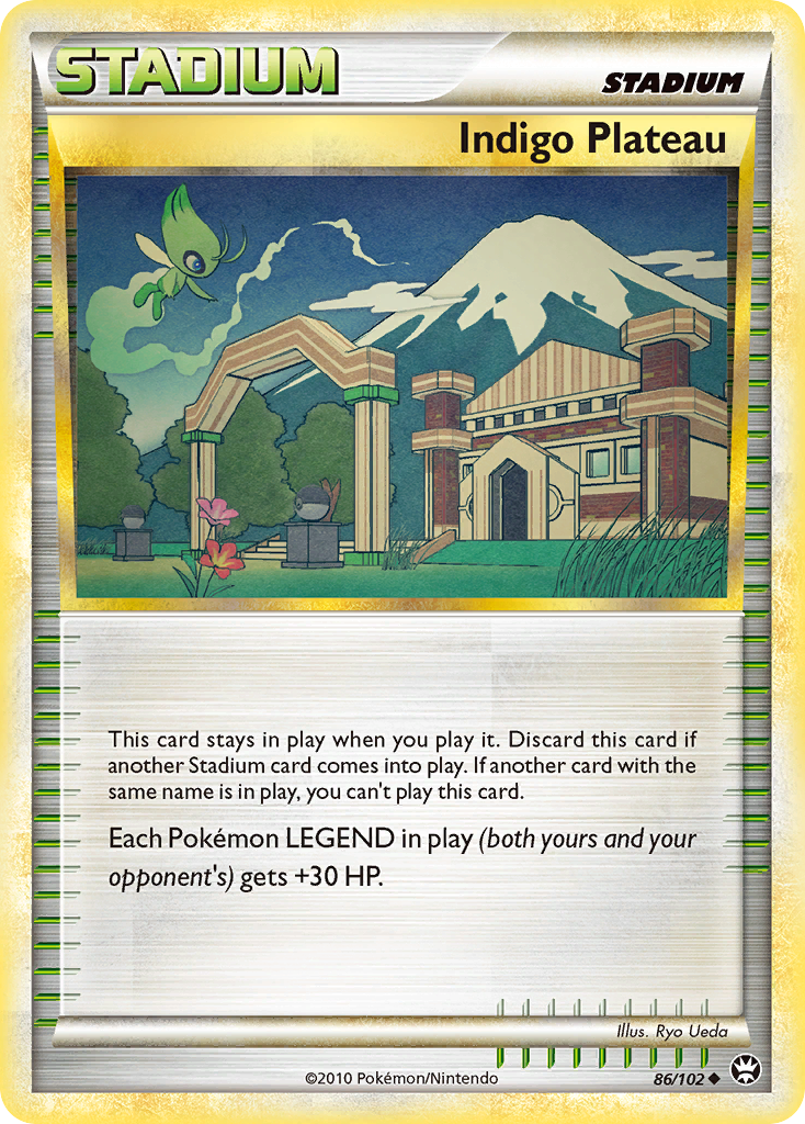 Indigo Plateau 86 Uncommon card from HS—Triumphant