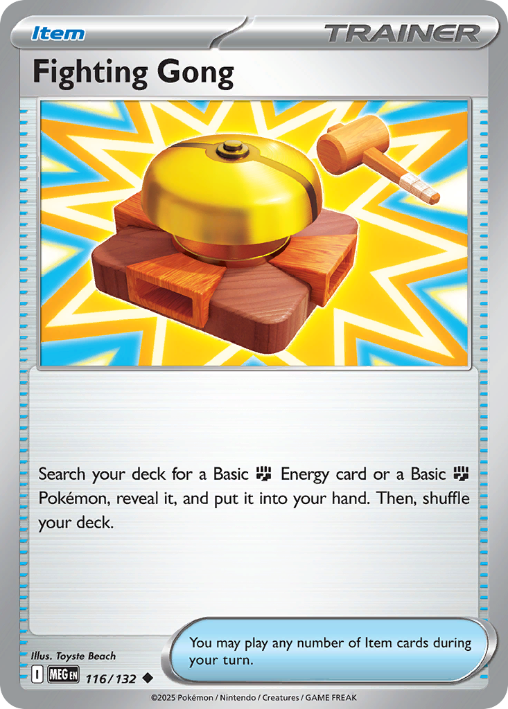 Fighting Gong 116 Uncommon card from Mega Evolution