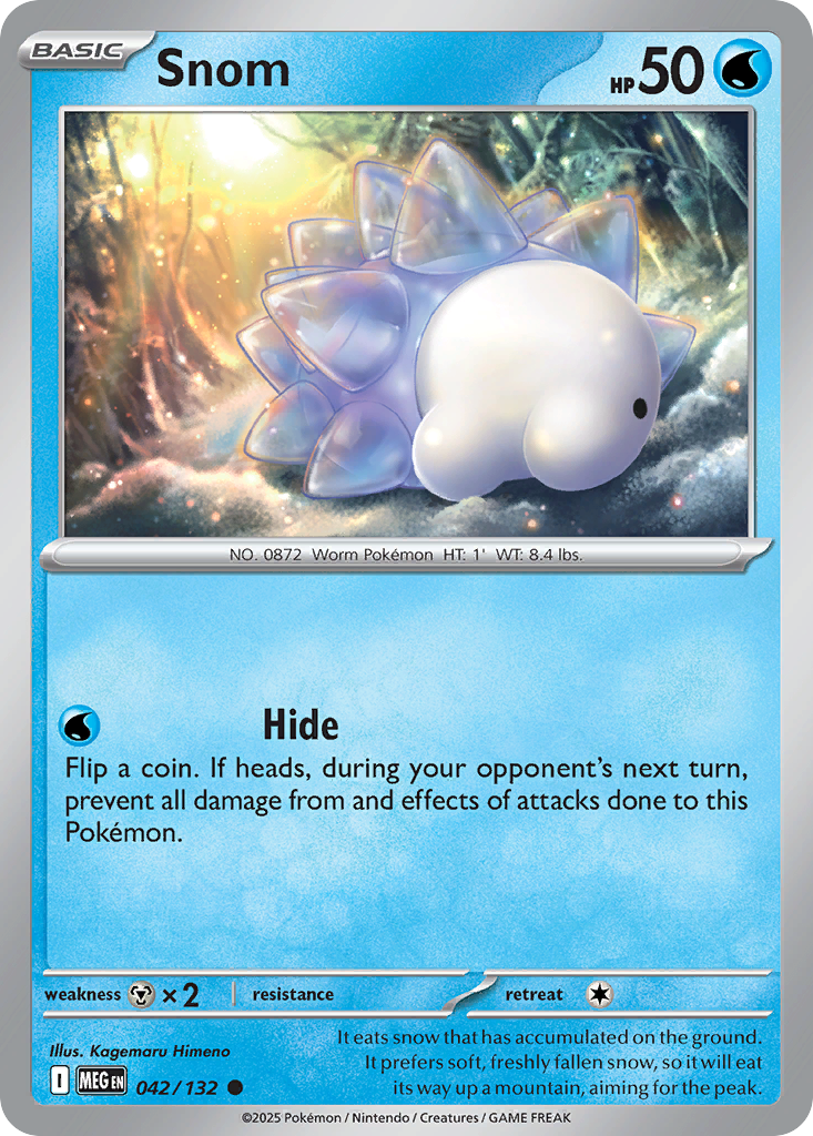 Snom 42 Common card from Mega Evolution