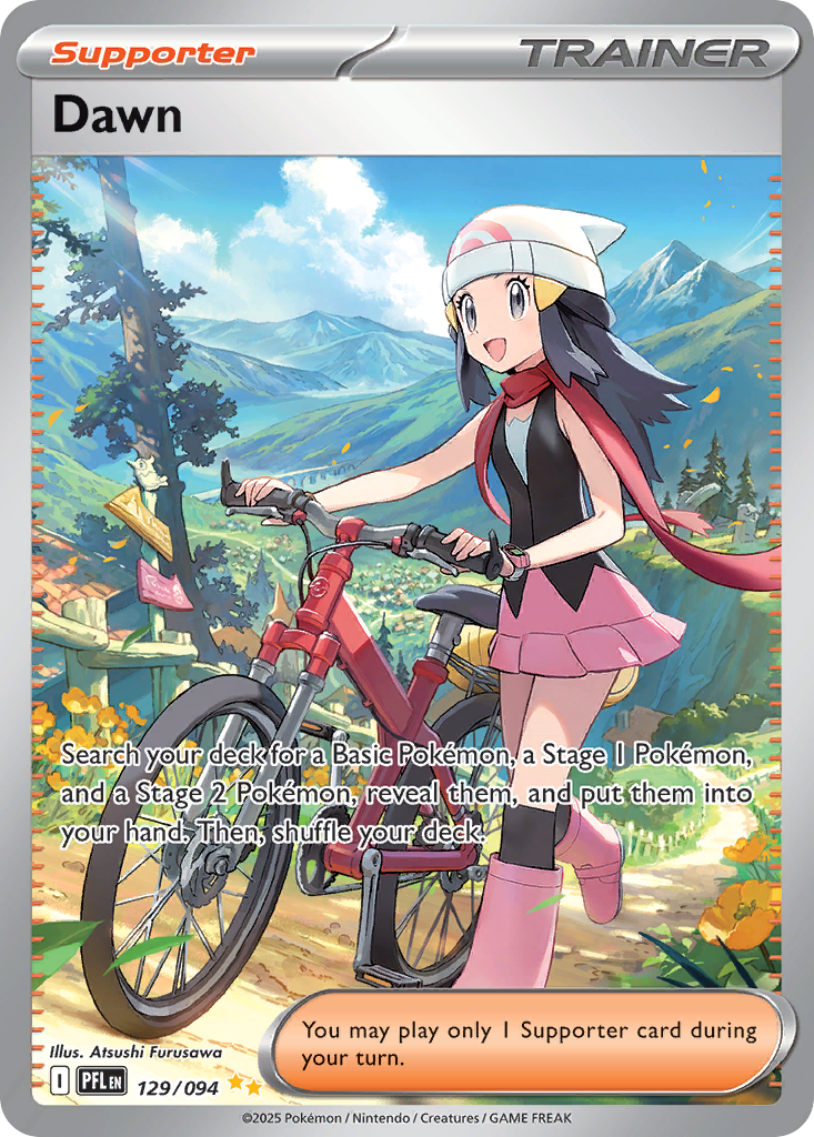 Dawn 129 Special Illustration Rare card from Phantasmal Flames