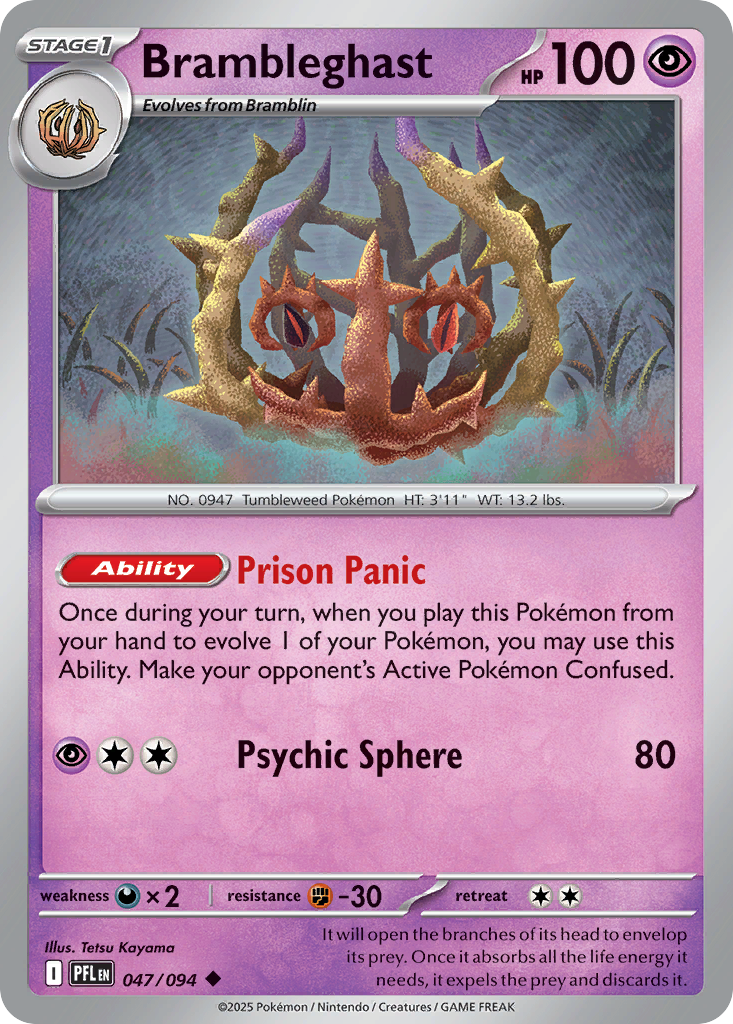 Brambleghast 47 Uncommon card from Phantasmal Flames