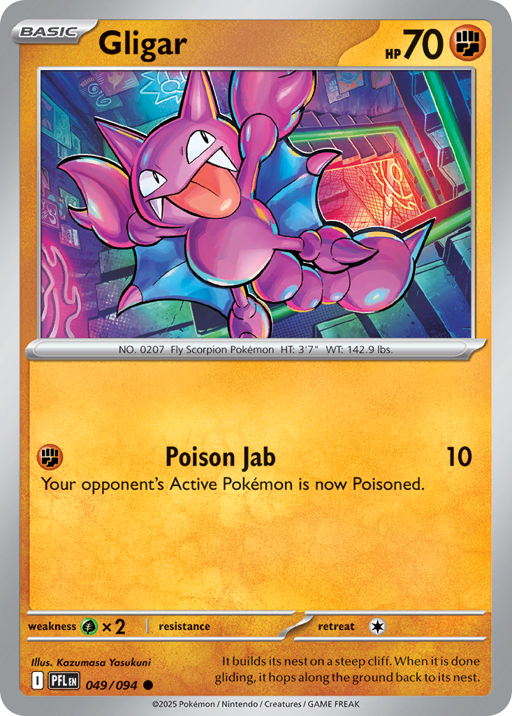 Gligar 49/94 Common card from Phantasmal Flames
