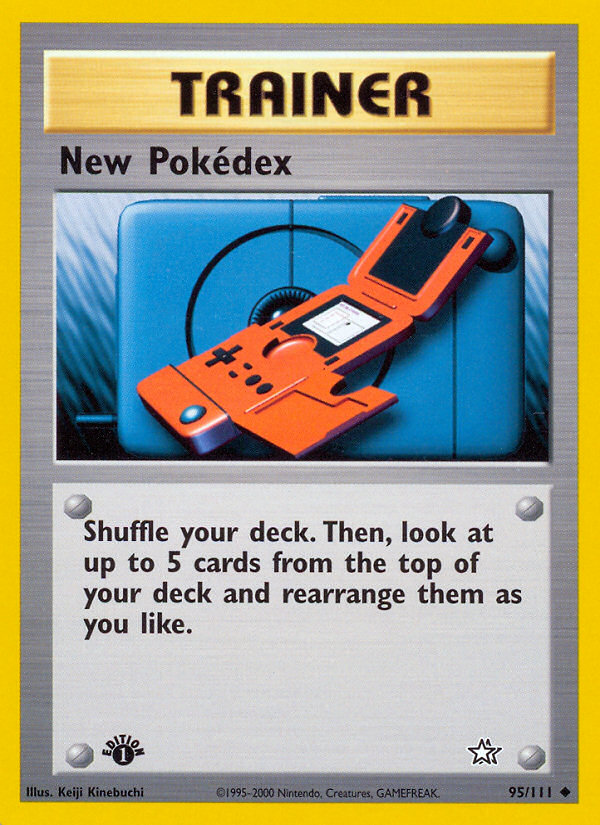 New Pokédex 95/111 Uncommon card from Neo Genesis
