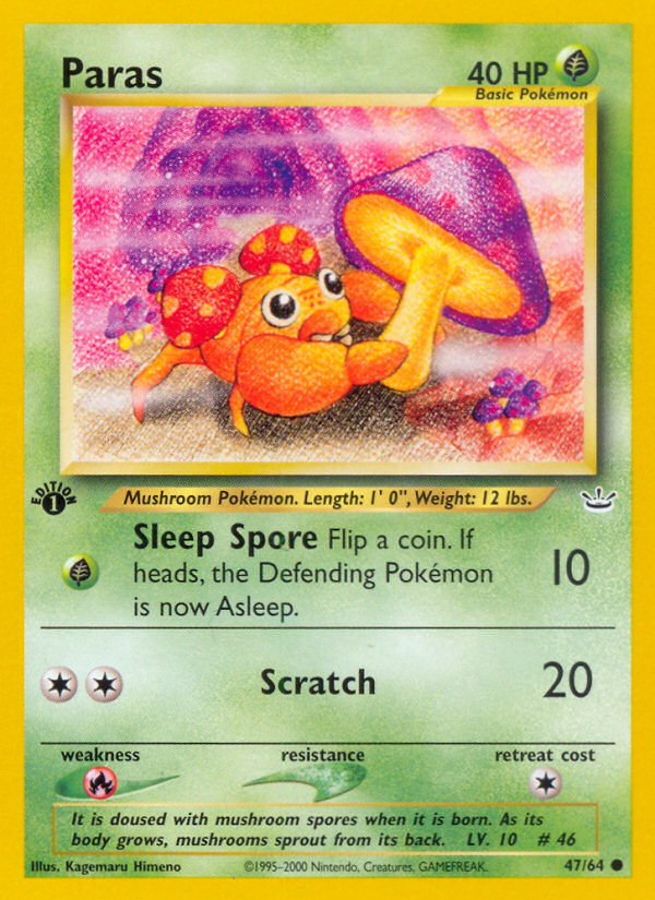 Paras 47 Common card from Neo Revelation