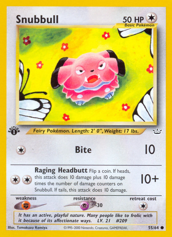 Snubbull 55 Common card from Neo Revelation