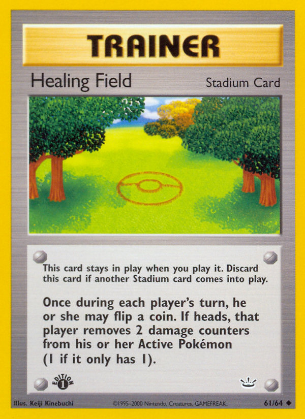 Healing Field 61 Uncommon card from Neo Revelation